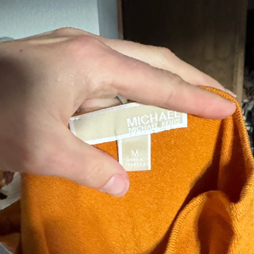 Michael Kors Vibrant Golden Orange Knitwear‎